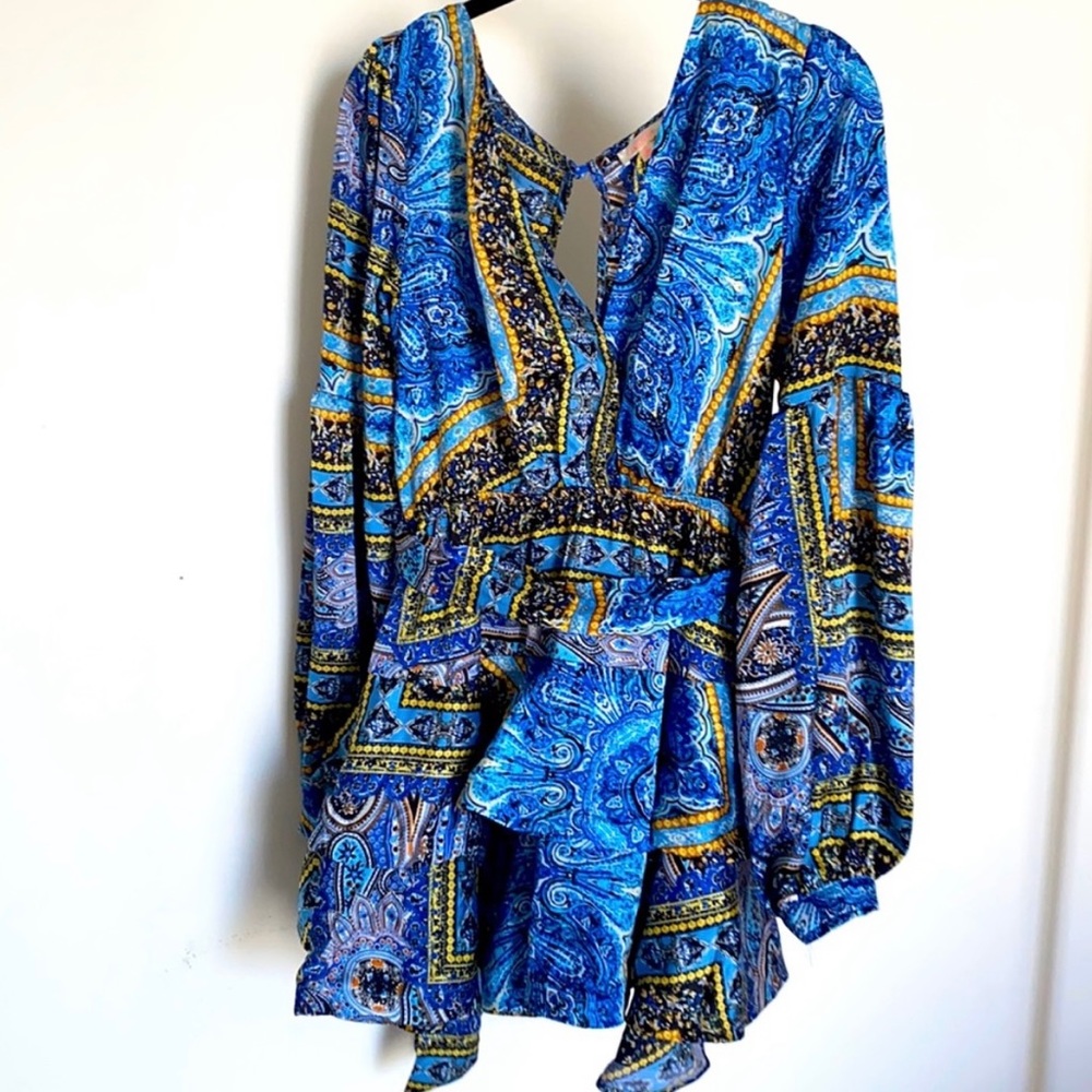 Blue Romper